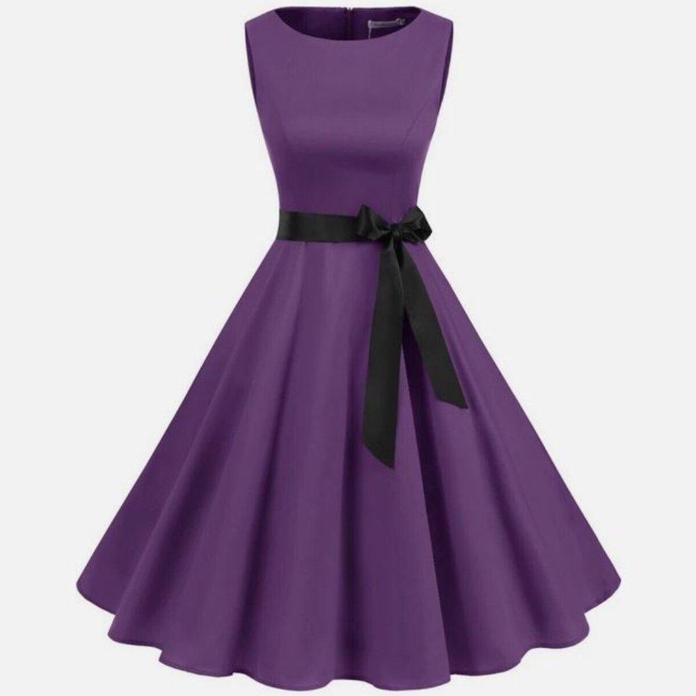 1950s inspired sleeveless dress, size L